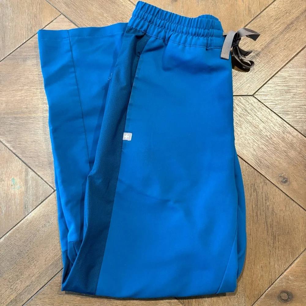 Figs Technical Collection Blue Scrub Pants for Men Size XS